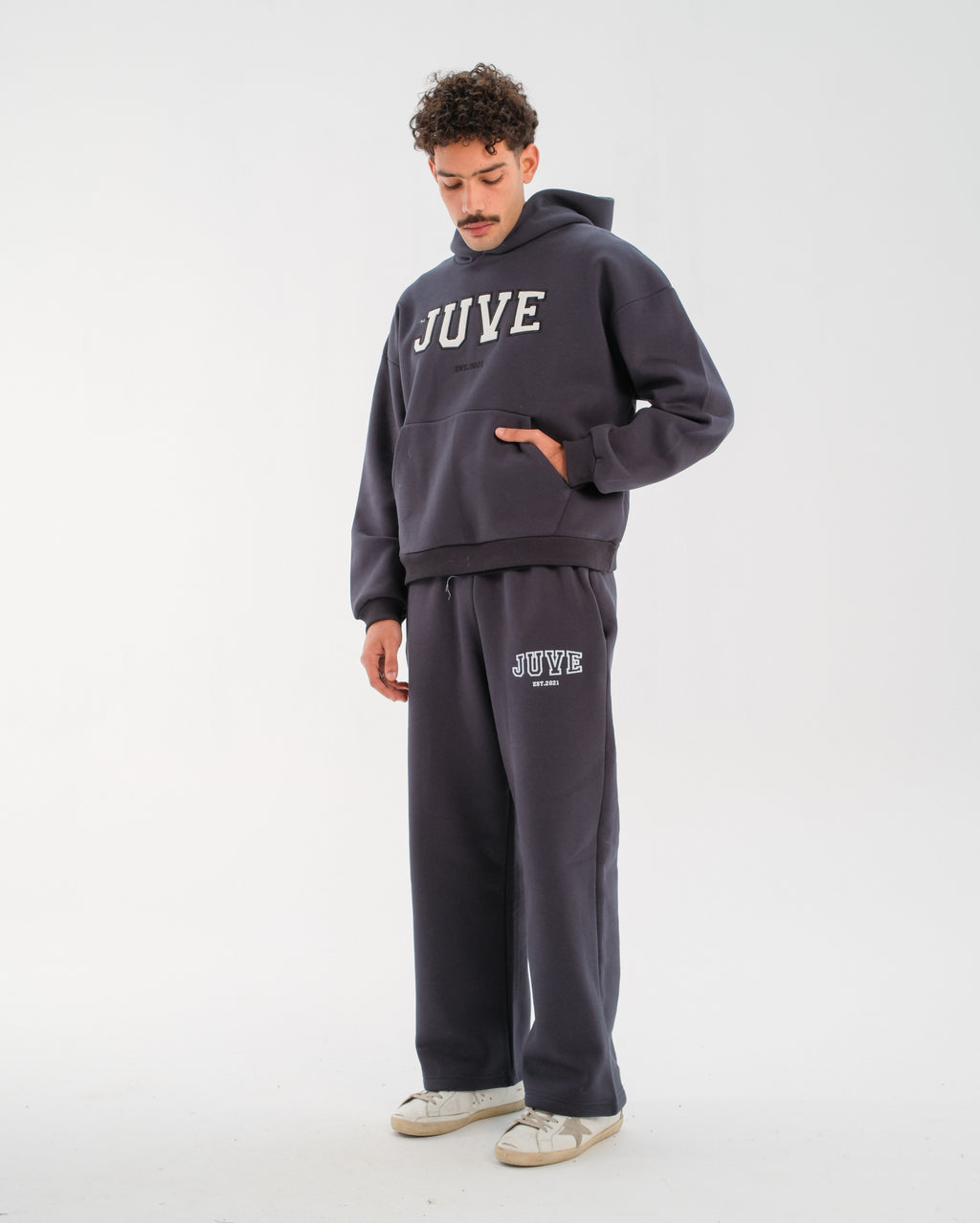 JUVE Signature Hoodie in Dark Gray