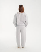 JUVENILE Signature Half Zip in Light Gray Melange