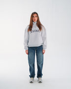 Faded Dark Blue Mid-Rise Straight Denim