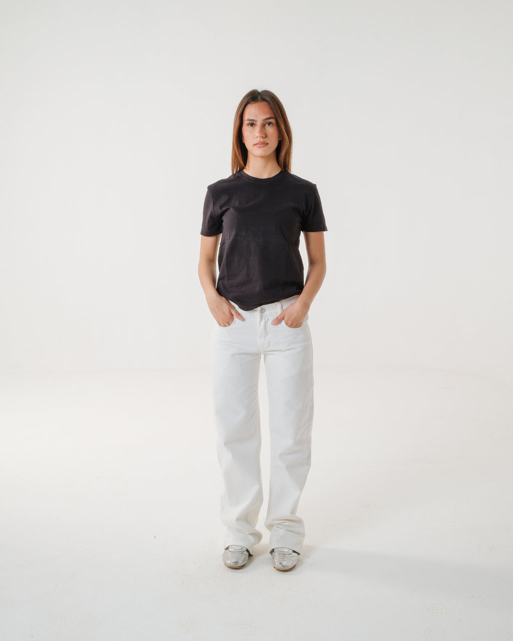 The Off-White Mid-Rise Straight Denim