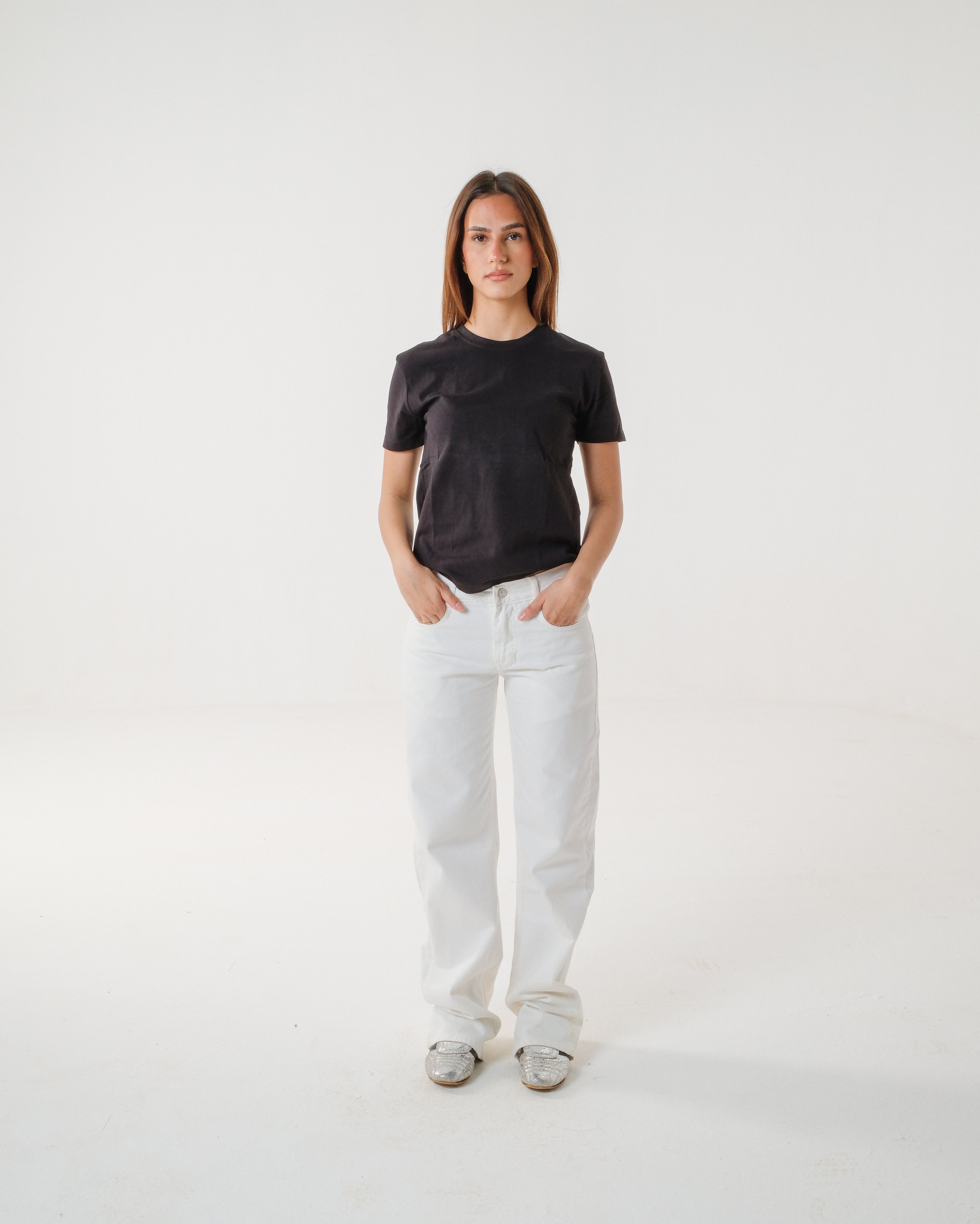 The Off-White Mid-Rise Straight Denim