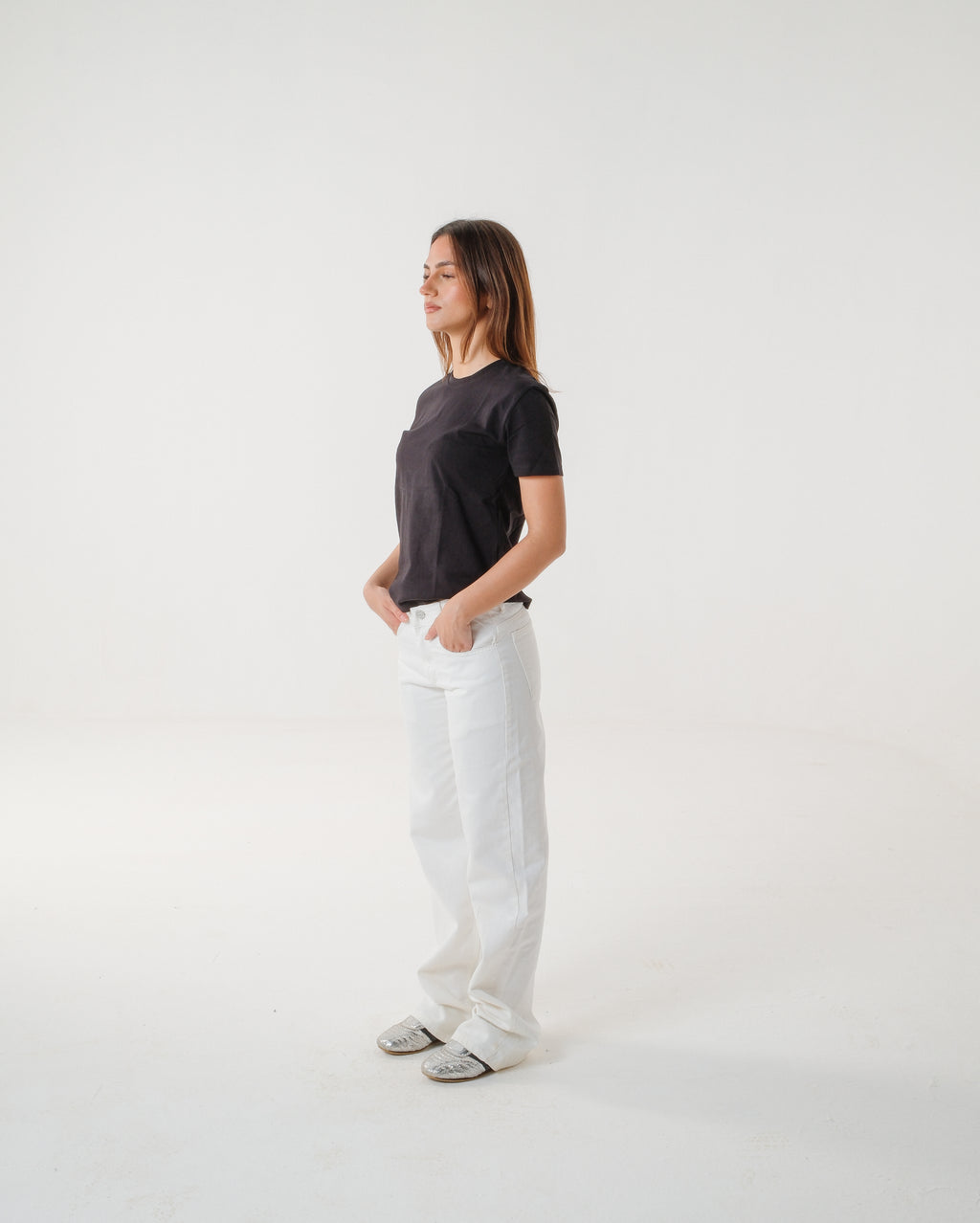The Off-White Mid-Rise Straight Denim