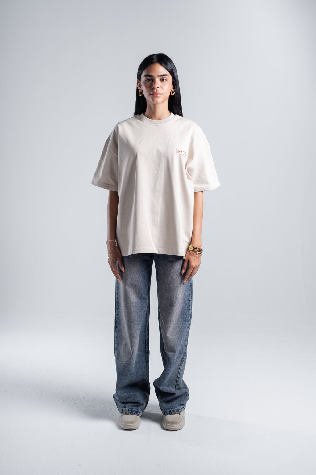 Cream R2 Oversized tshirt