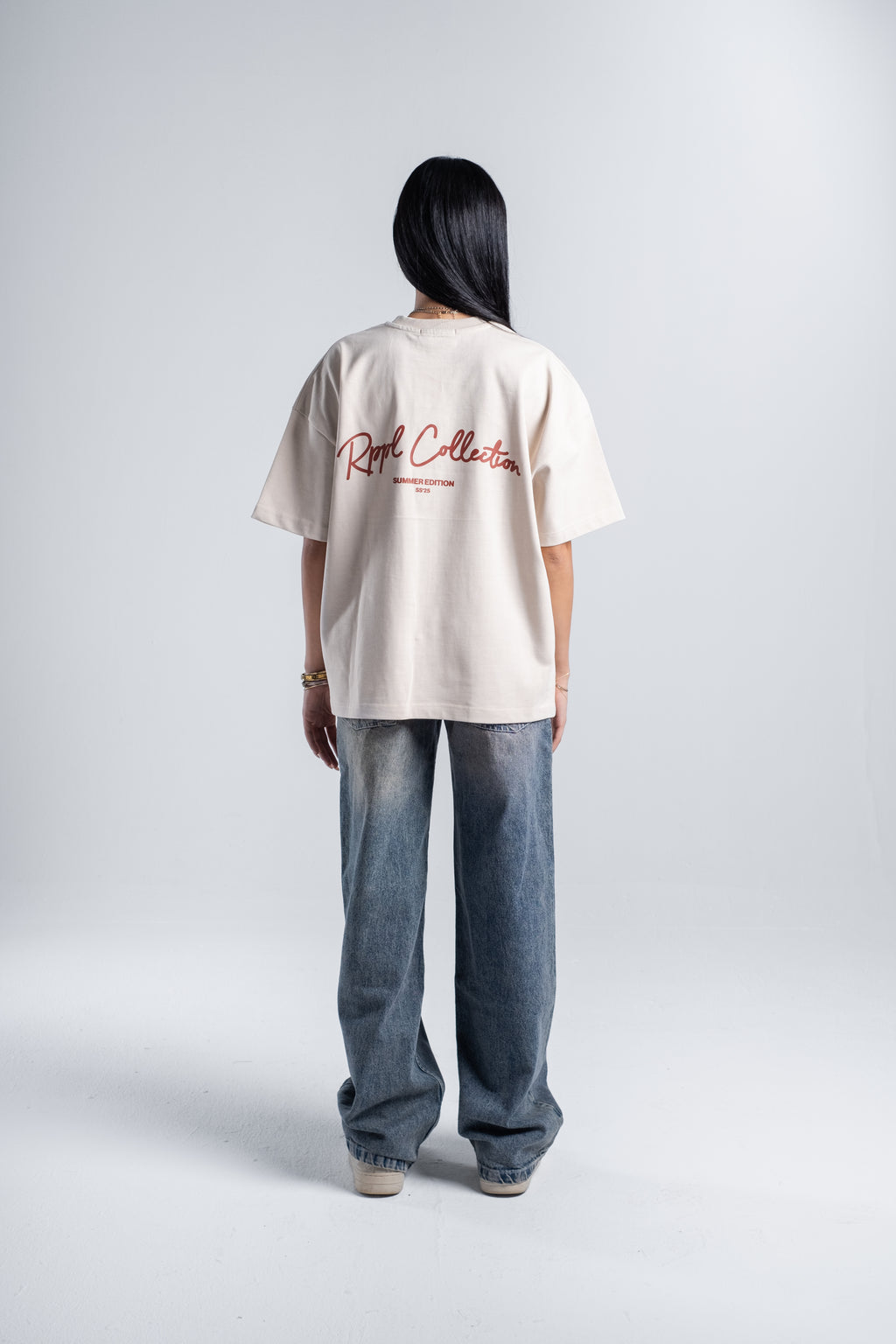 Cream R2 Oversized tshirt