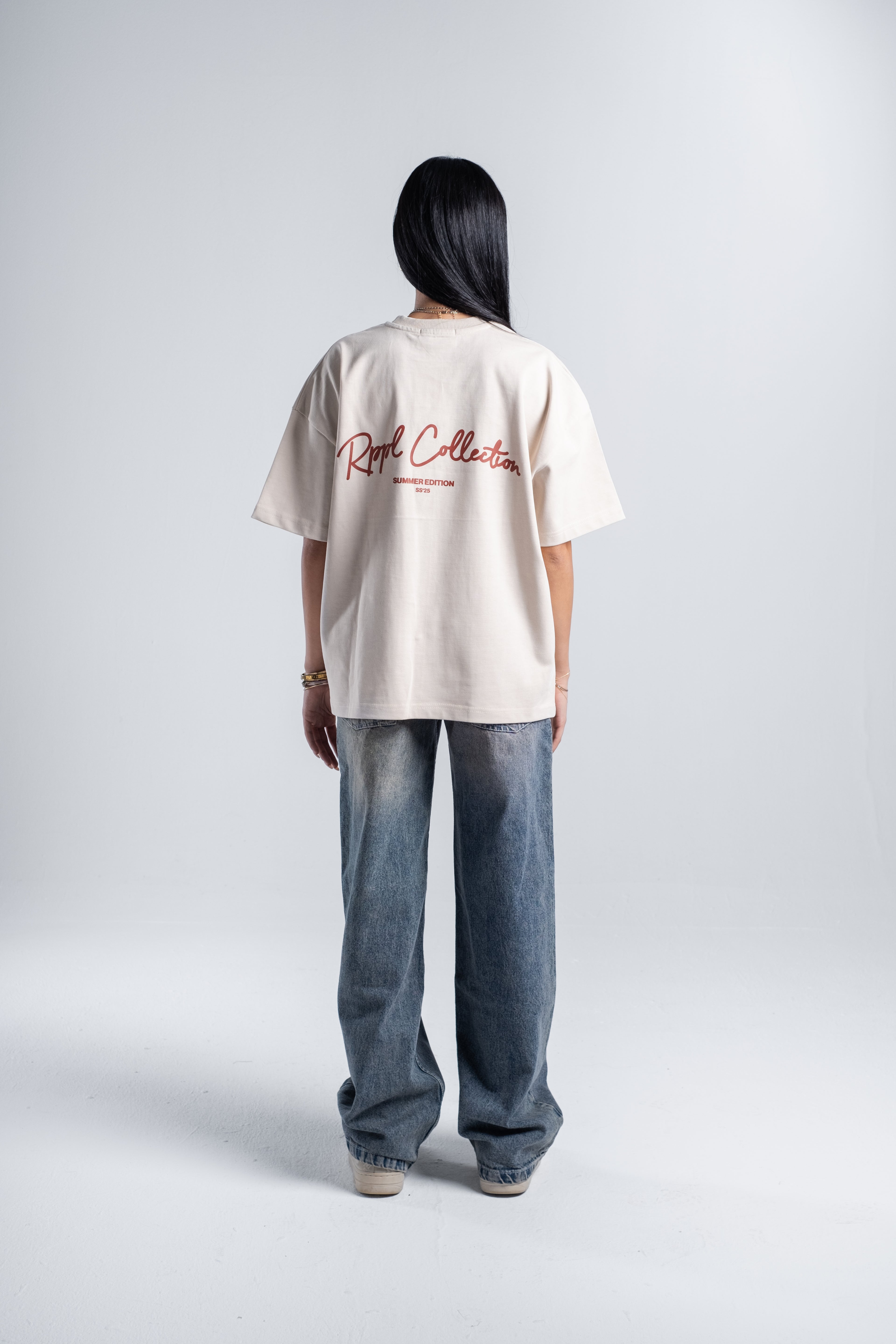 Cream R2 Oversized tshirt