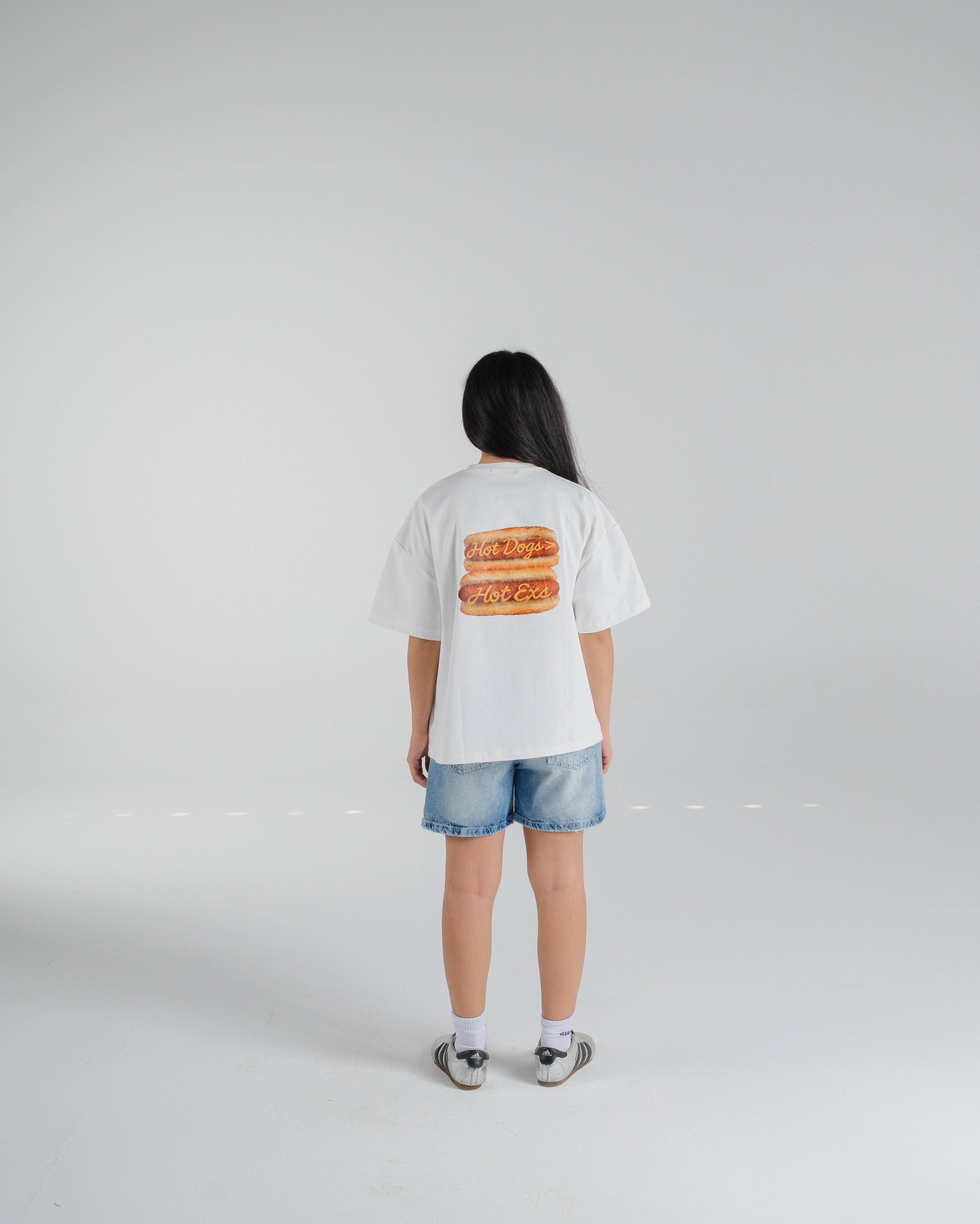 "Hot Dogs > Hot Exes" Graphic T-shirt