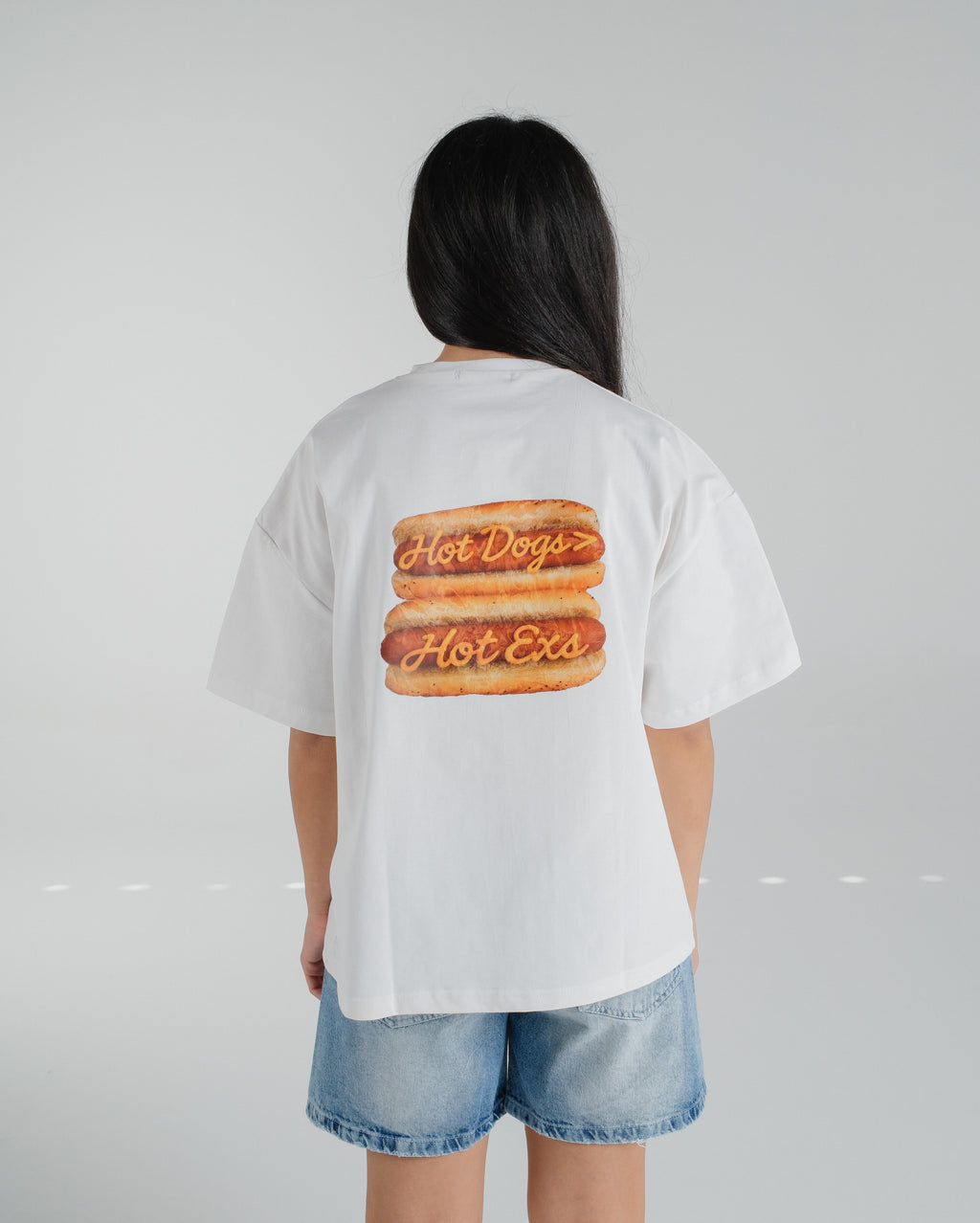 "Hot Dogs > Hot Exes" Graphic T-shirt