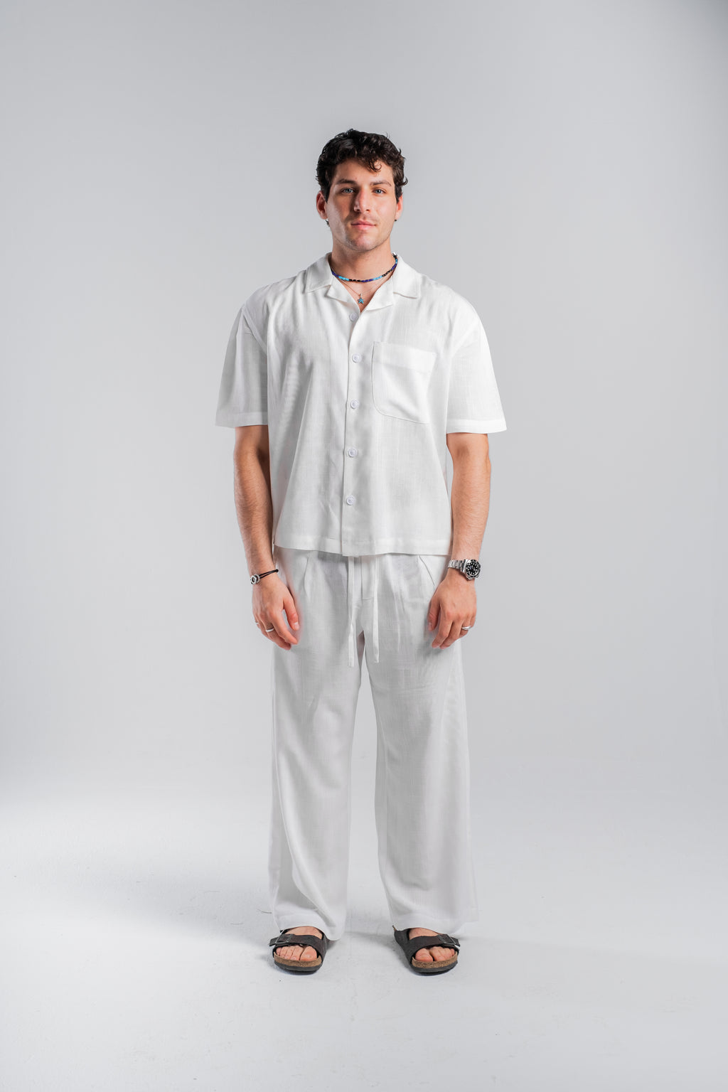 White Linen Pants