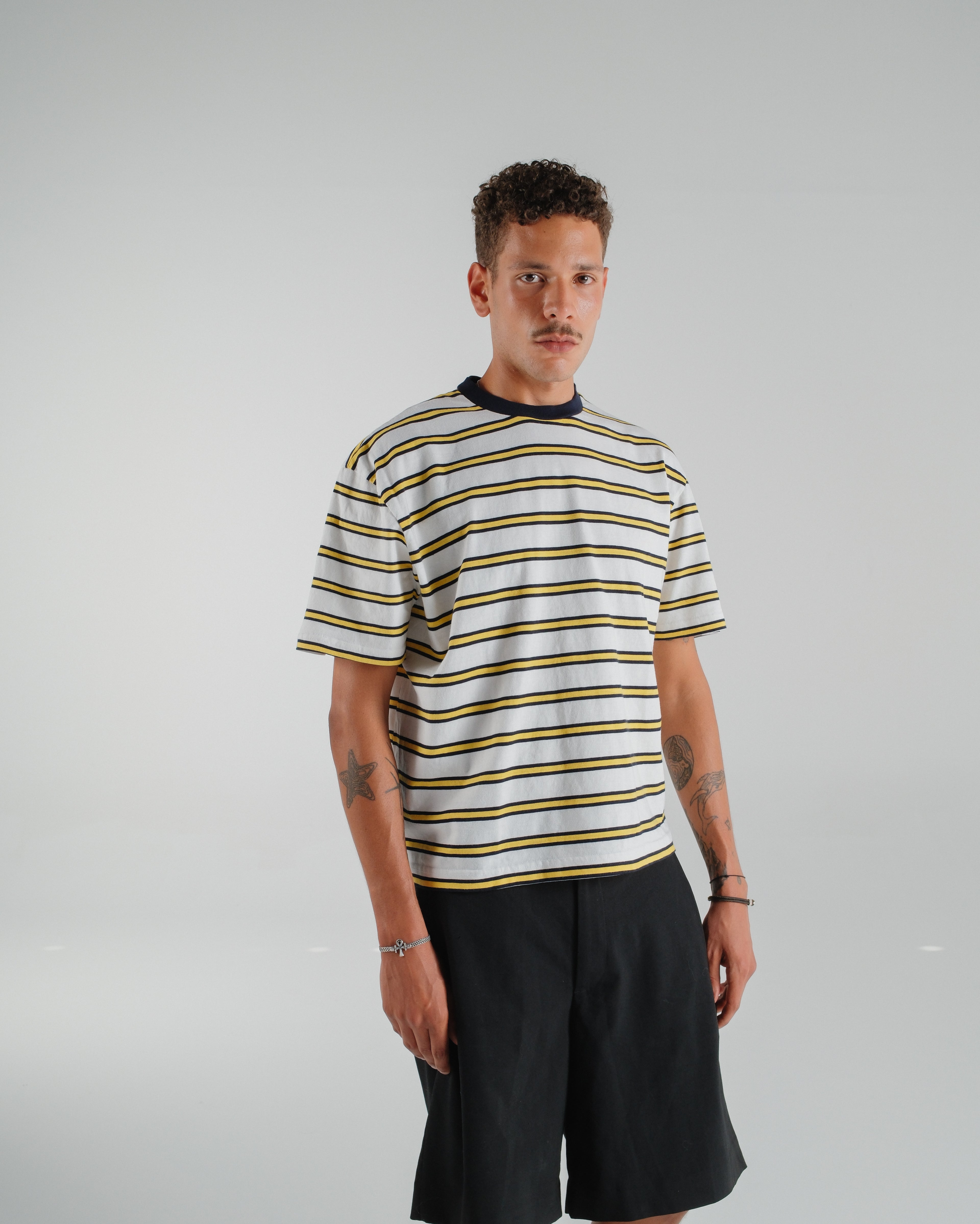 Honeycomb Unisex Striped T-shirt
