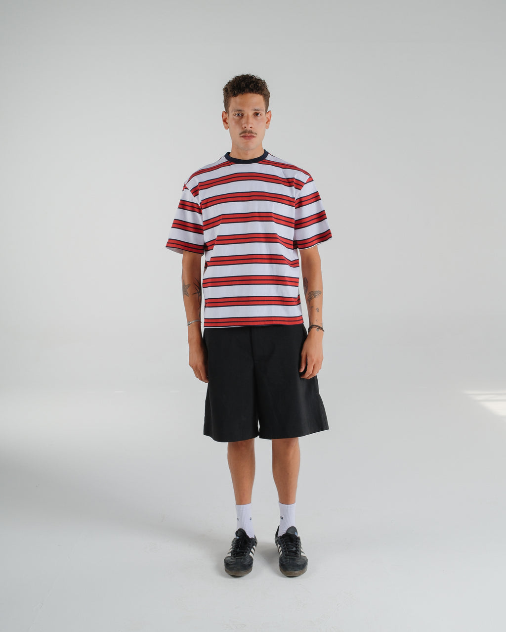 Strawberry Milk Unisex Striped T-shirt