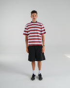 Strawberry Milk Unisex Striped T-shirt