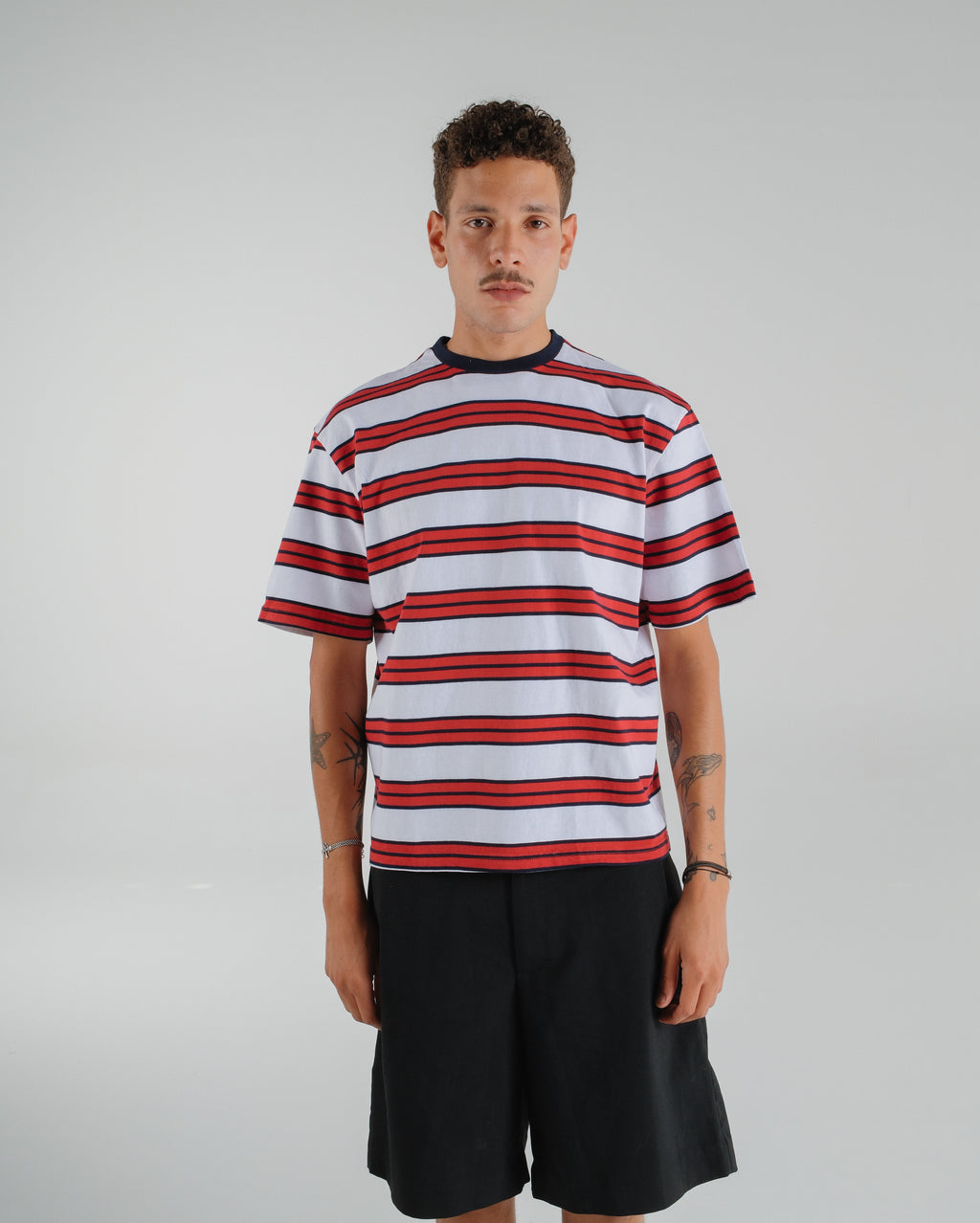 Strawberry Milk Unisex Striped T-shirt