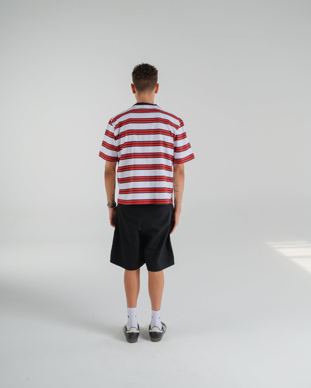 Strawberry Milk Unisex Striped T-shirt