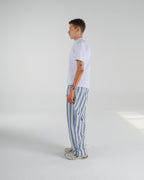 Blue Tide Striped Poplin Pants