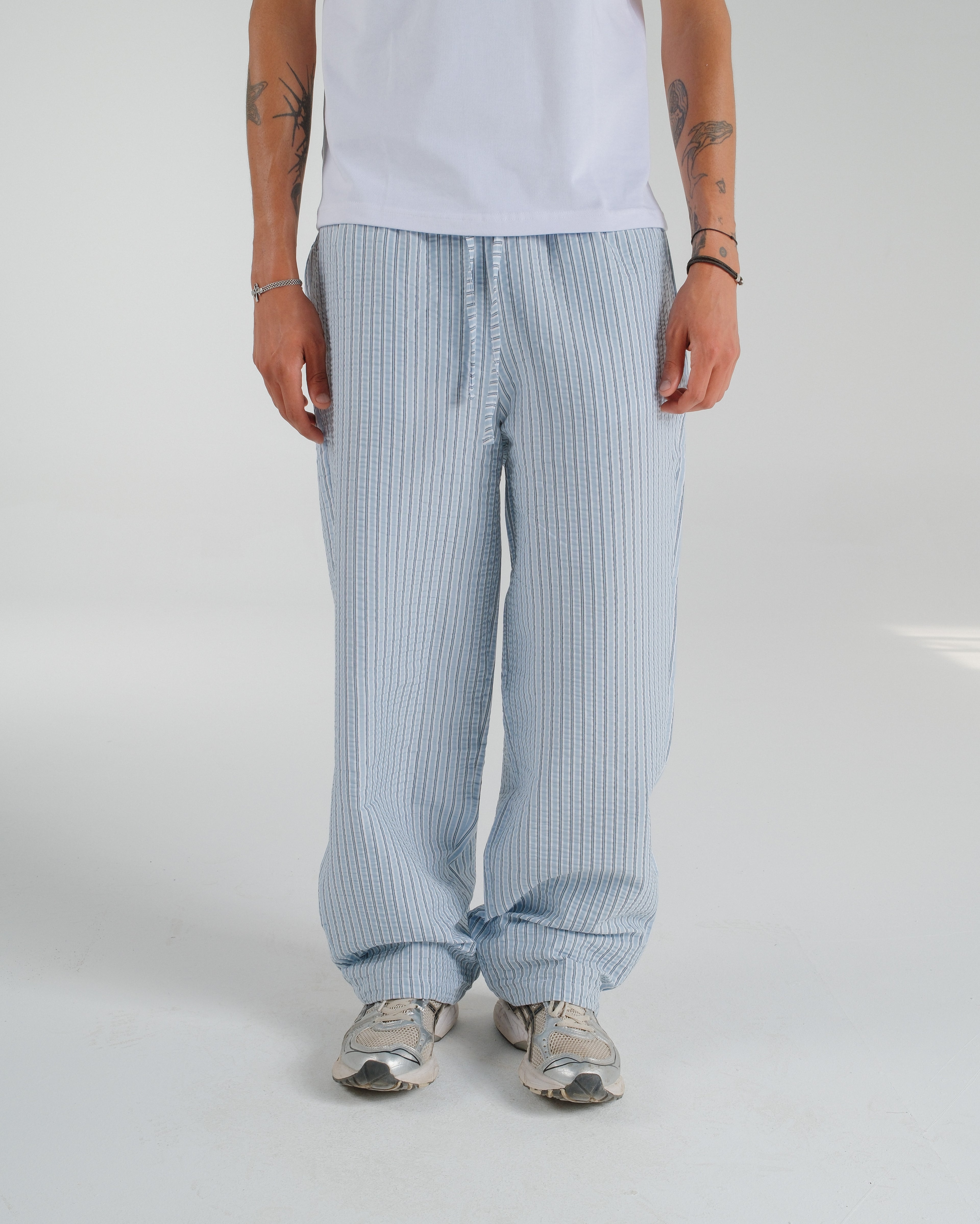 Skyline Striped Poplin Pants