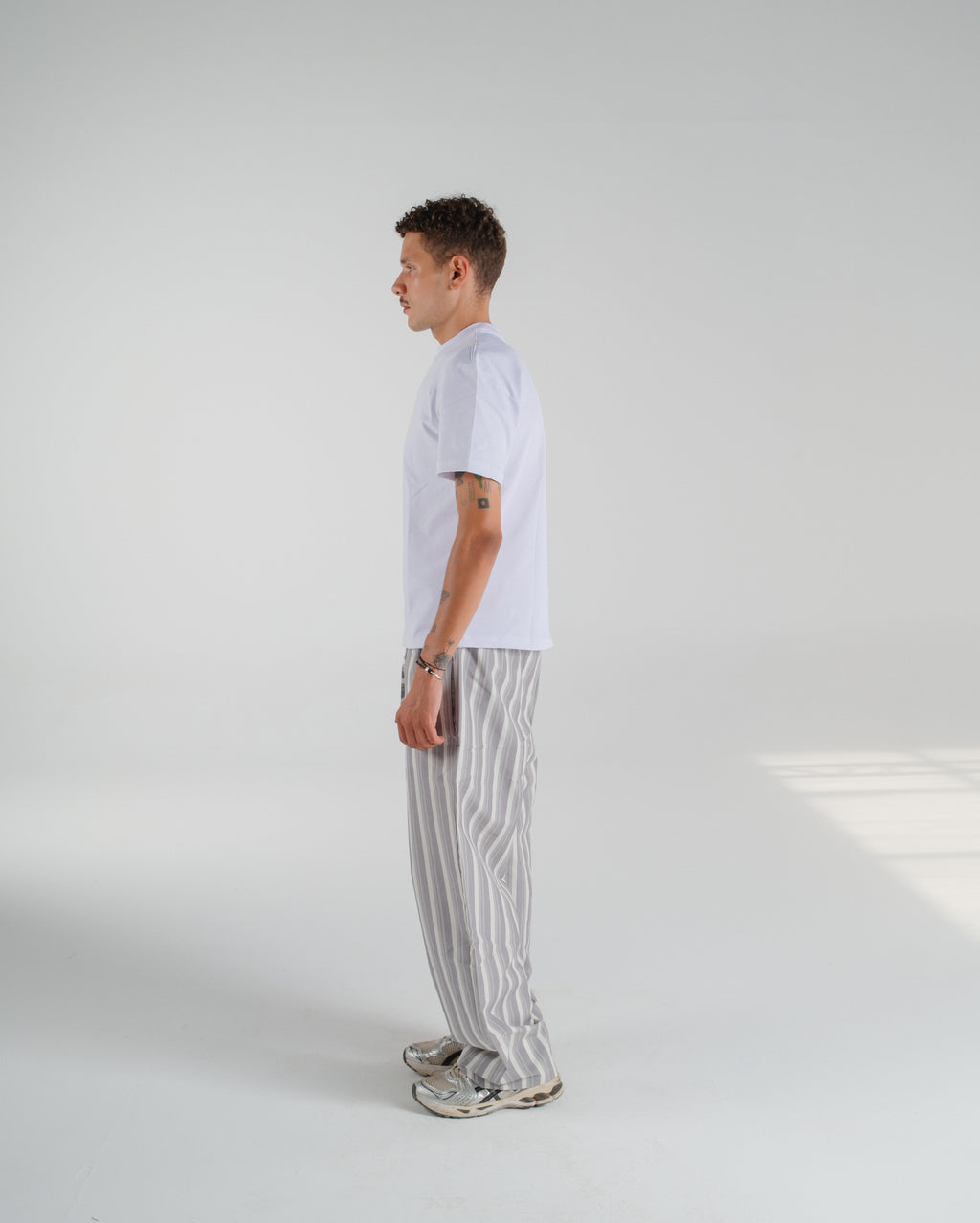 Mono Striped Poplin Pants