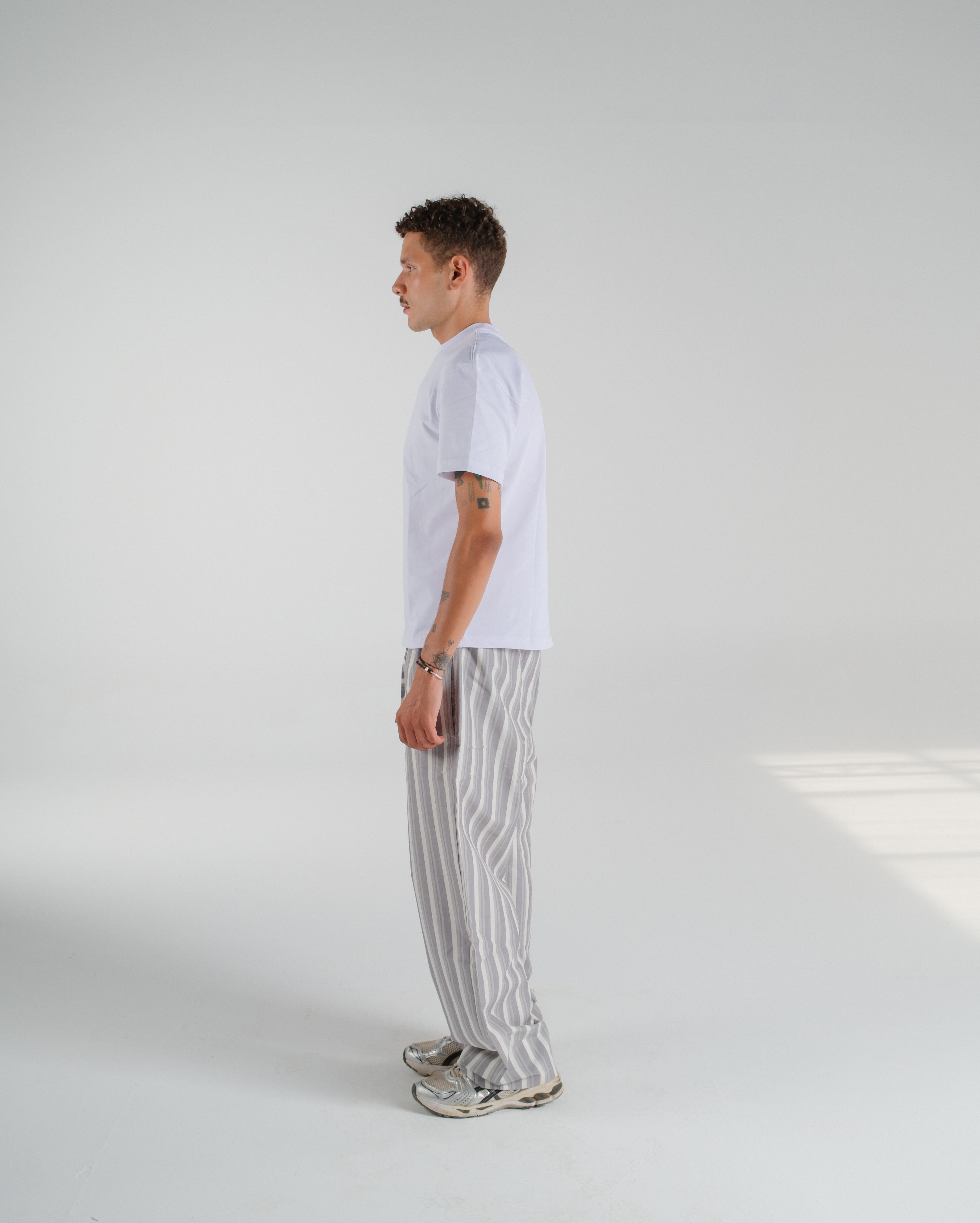 Mono Striped Poplin Pants
