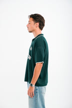 Green VRV Logo Knitted Tshirt