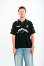 Black VRV Logo Knitted Tshirt