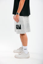 Light Grey VRV Logo Knitted Short