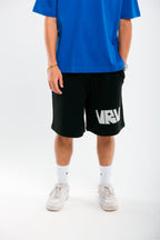 Black VRV Logo Knitted Short