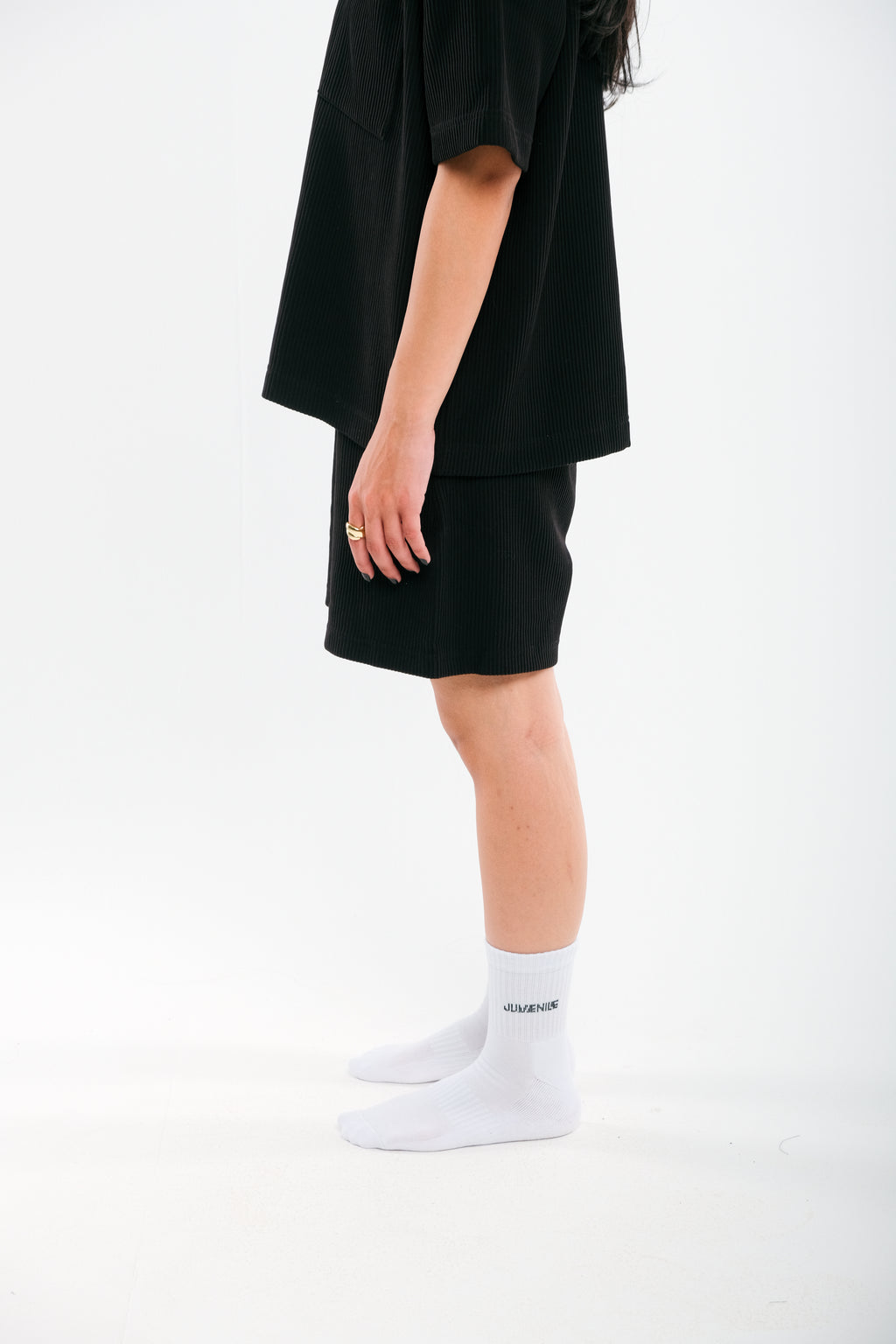 Black Drill Short