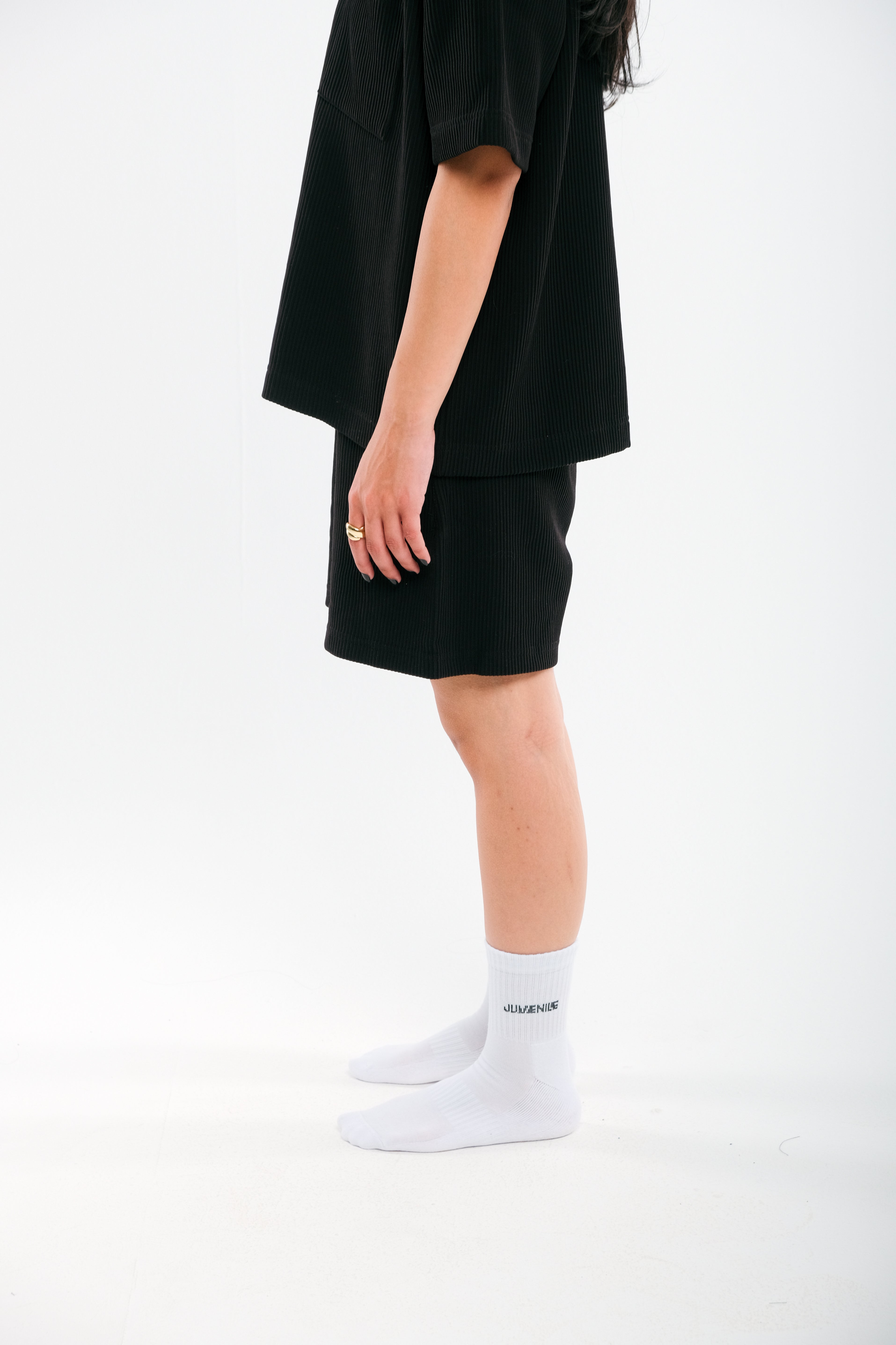 Black Drill Short