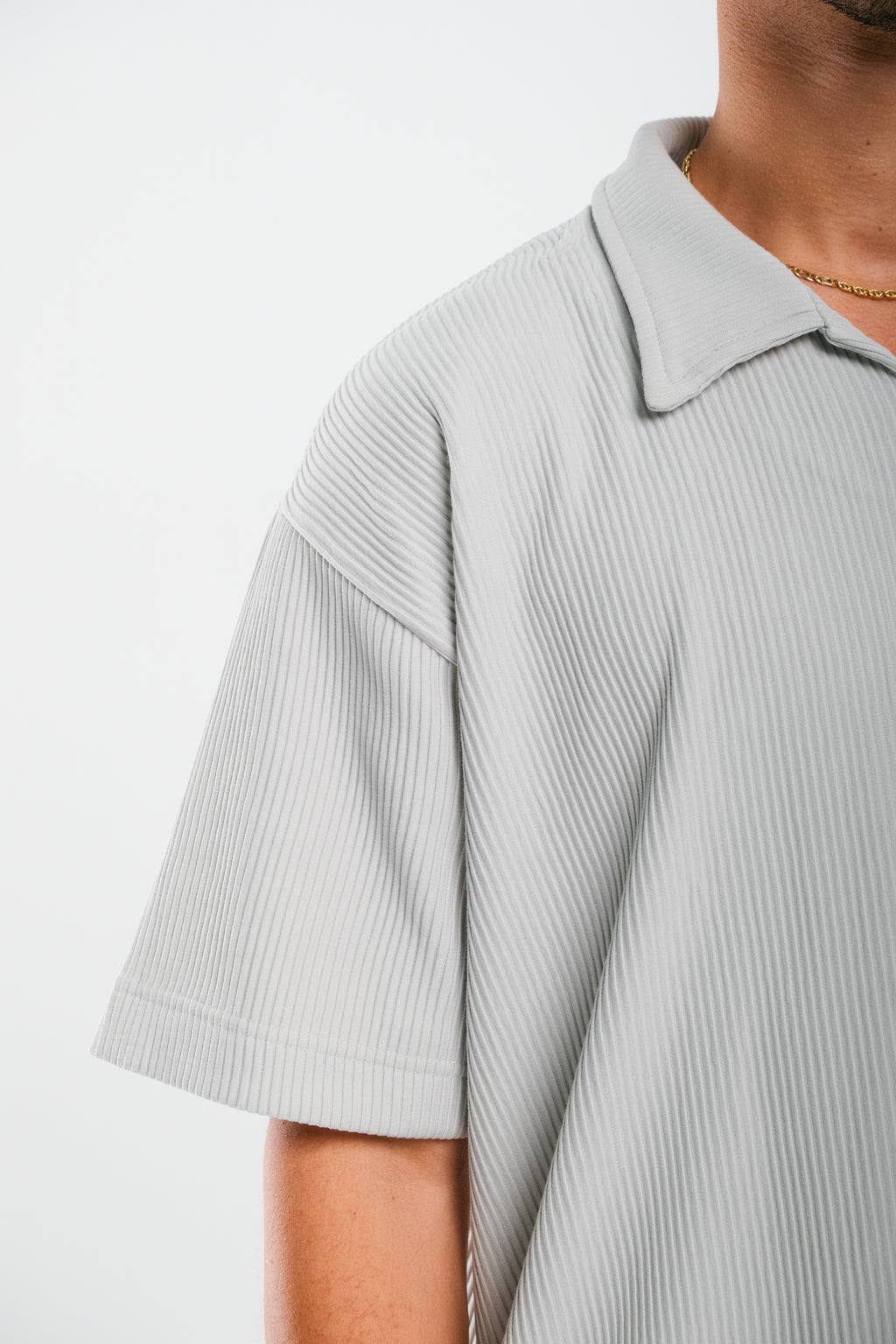 Grey Drill Tshirt