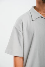 Grey Drill Tshirt