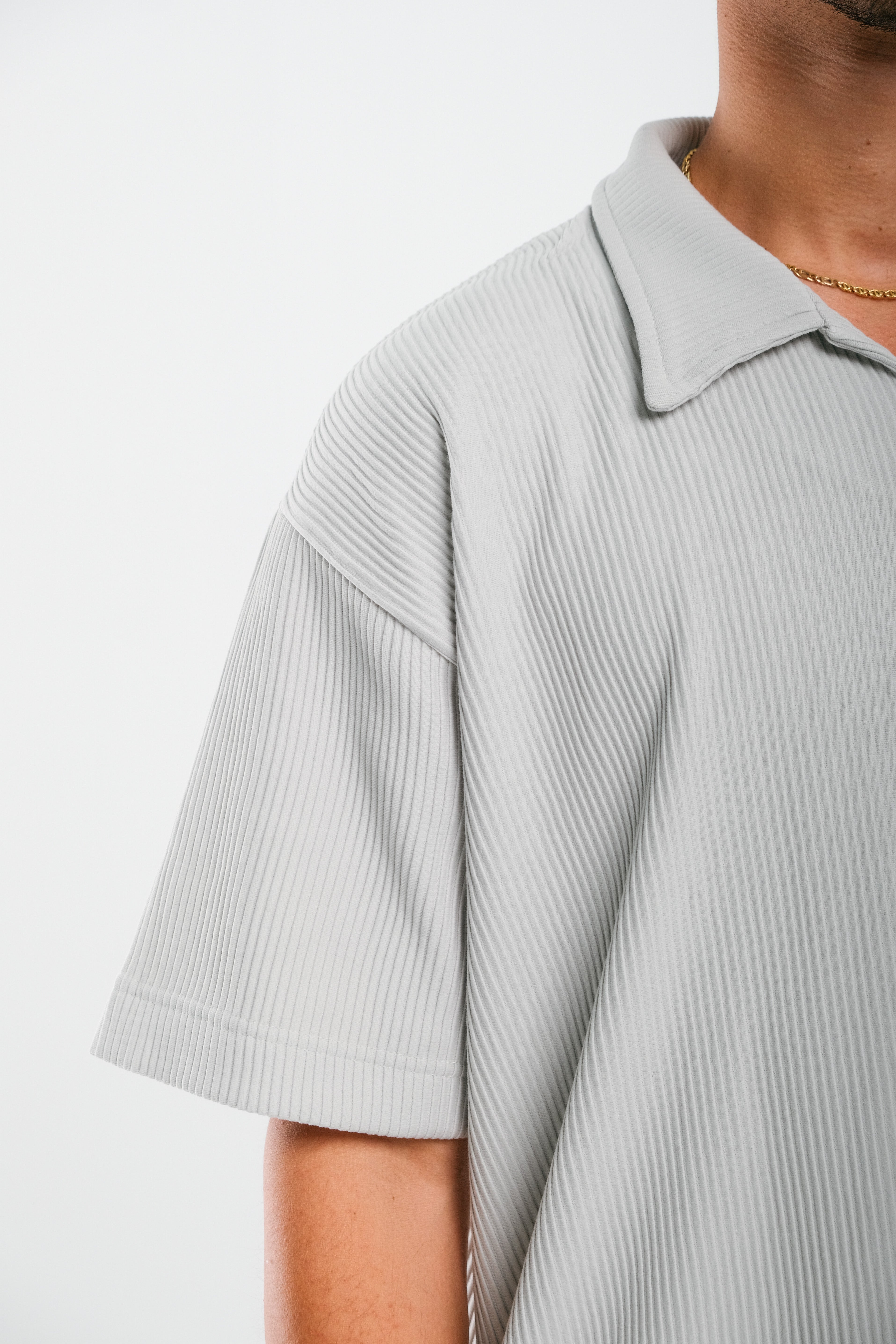 Grey Drill Tshirt