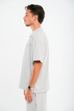Grey Drill Tshirt