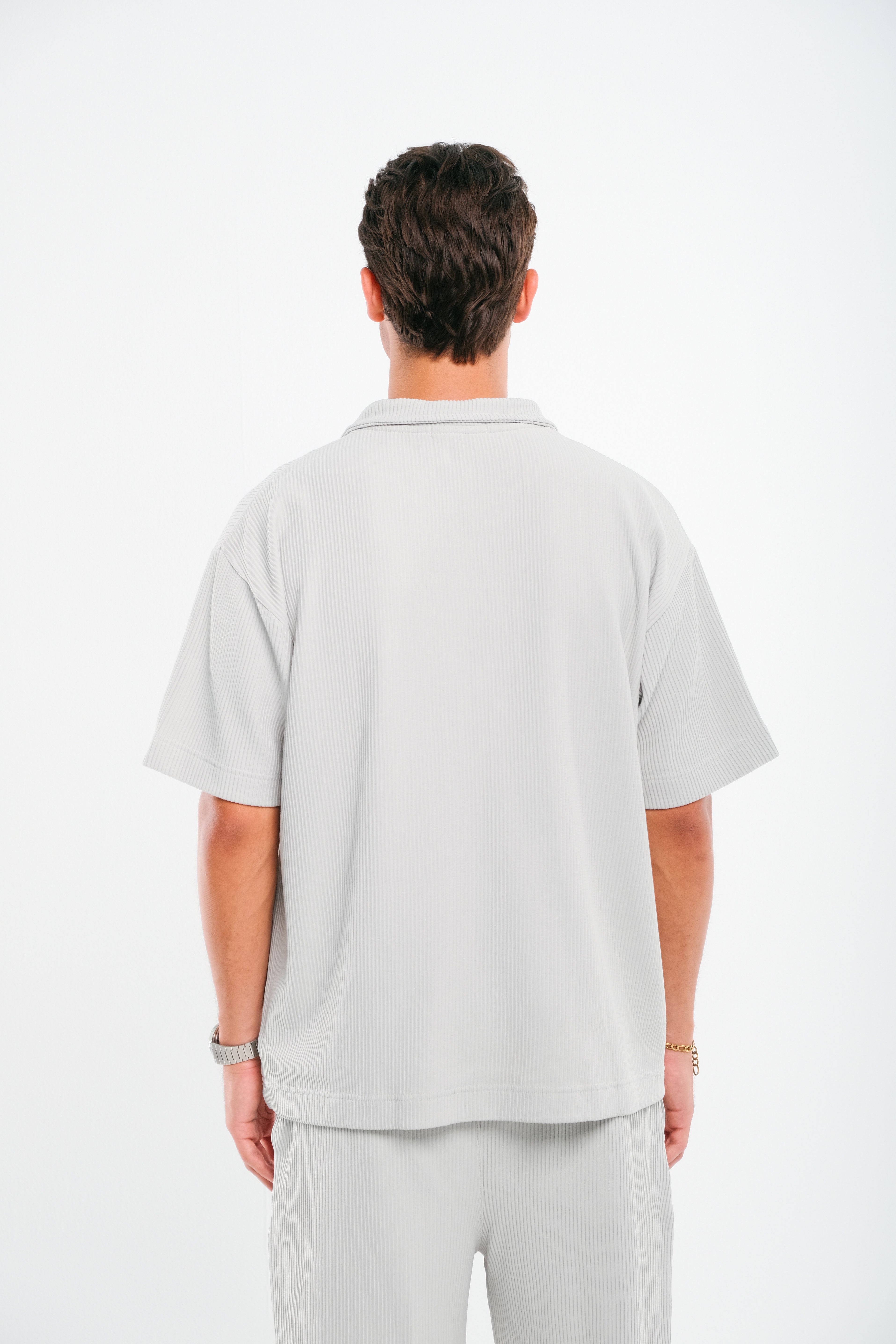 Grey Drill Tshirt