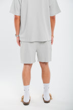 Grey Drill Short