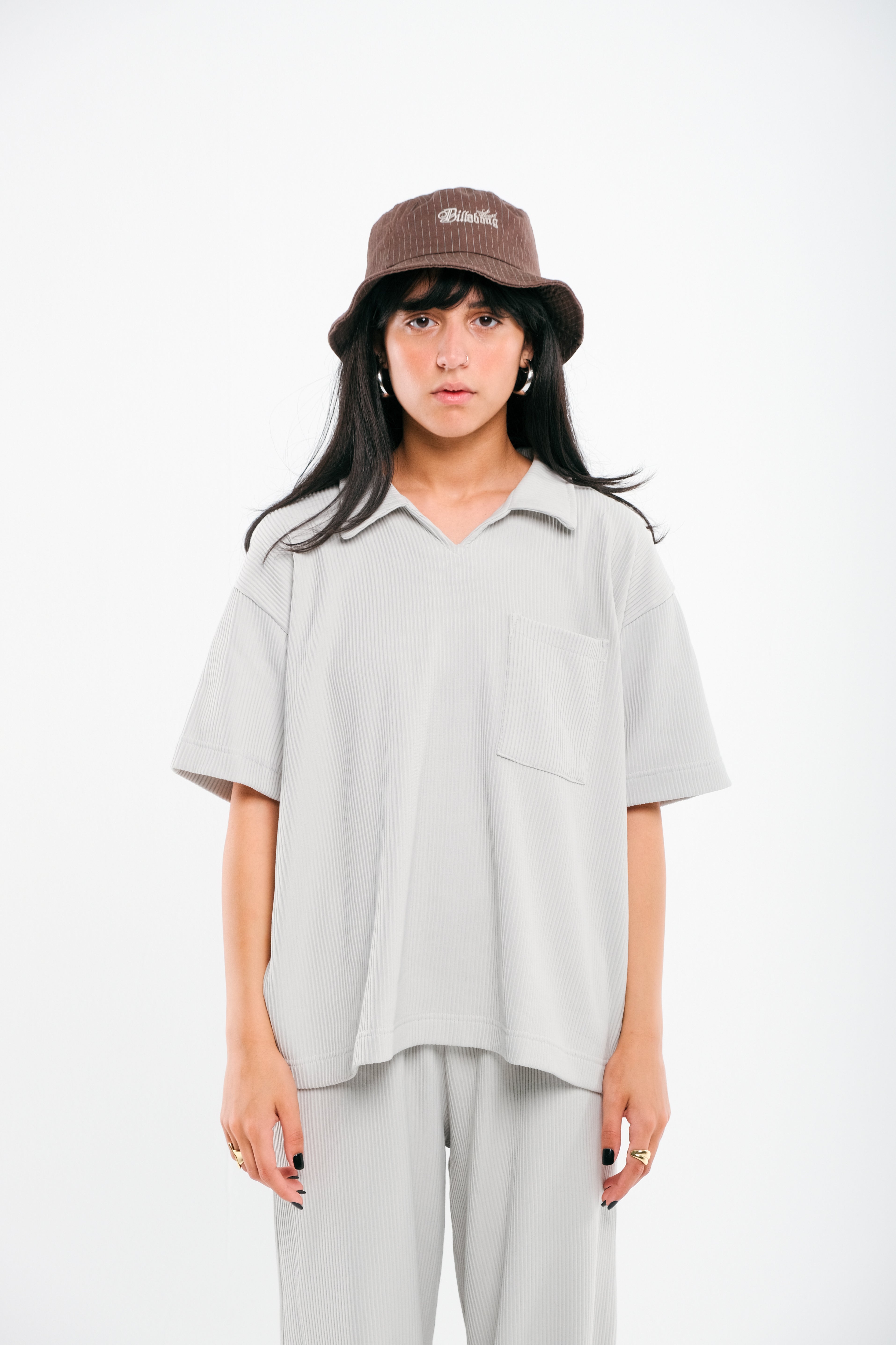 Grey Drill Tshirt