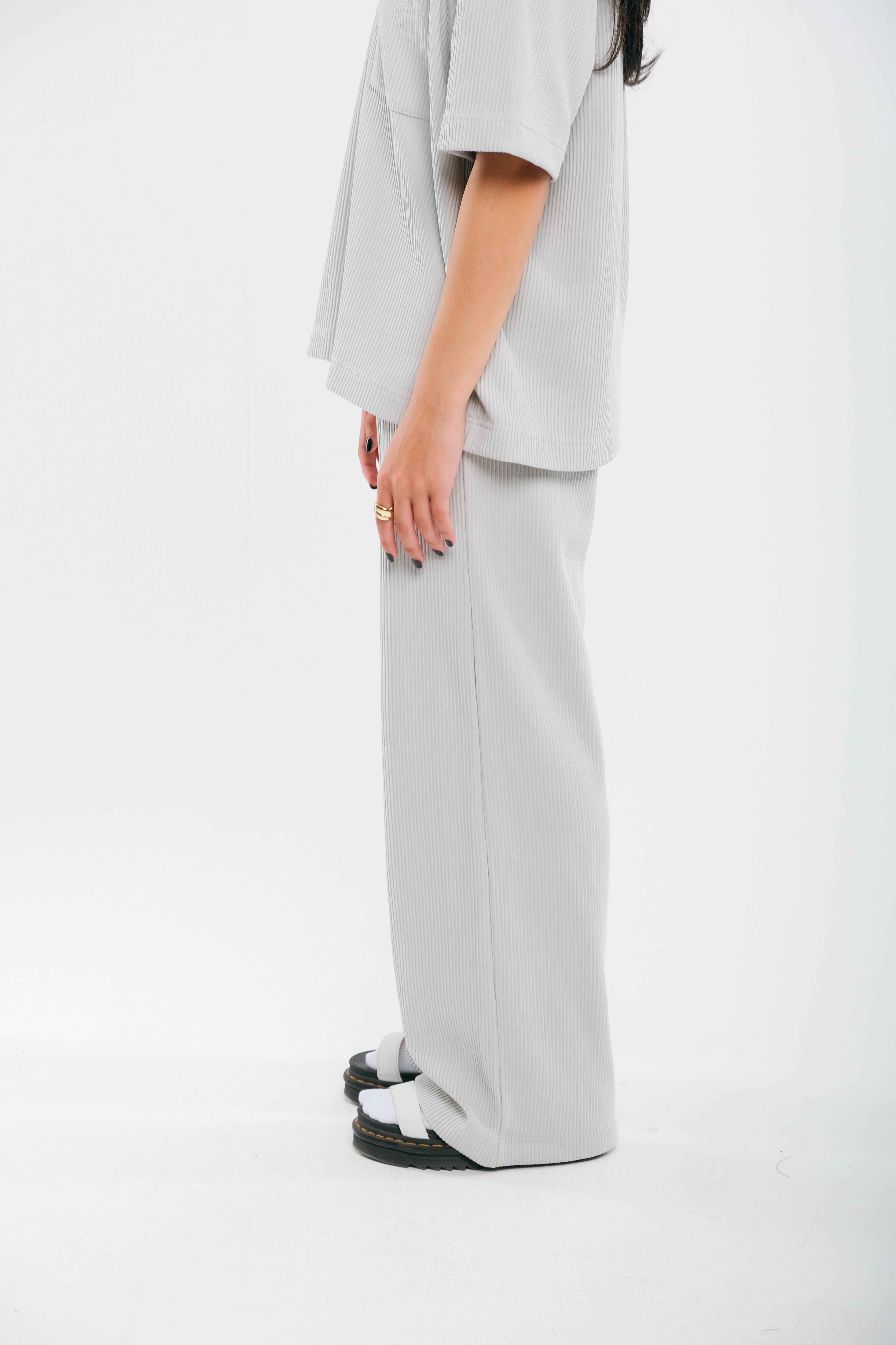 Grey Drill Pants