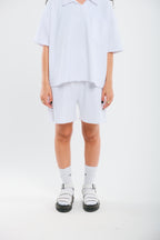 White Drill Short