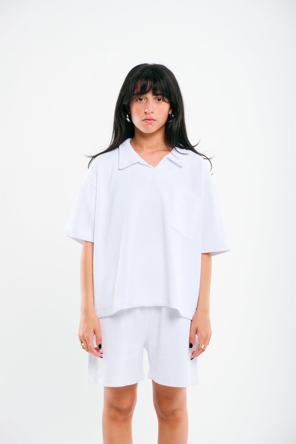 White Drill Tshirt