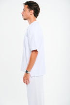 White Drill Tshirt