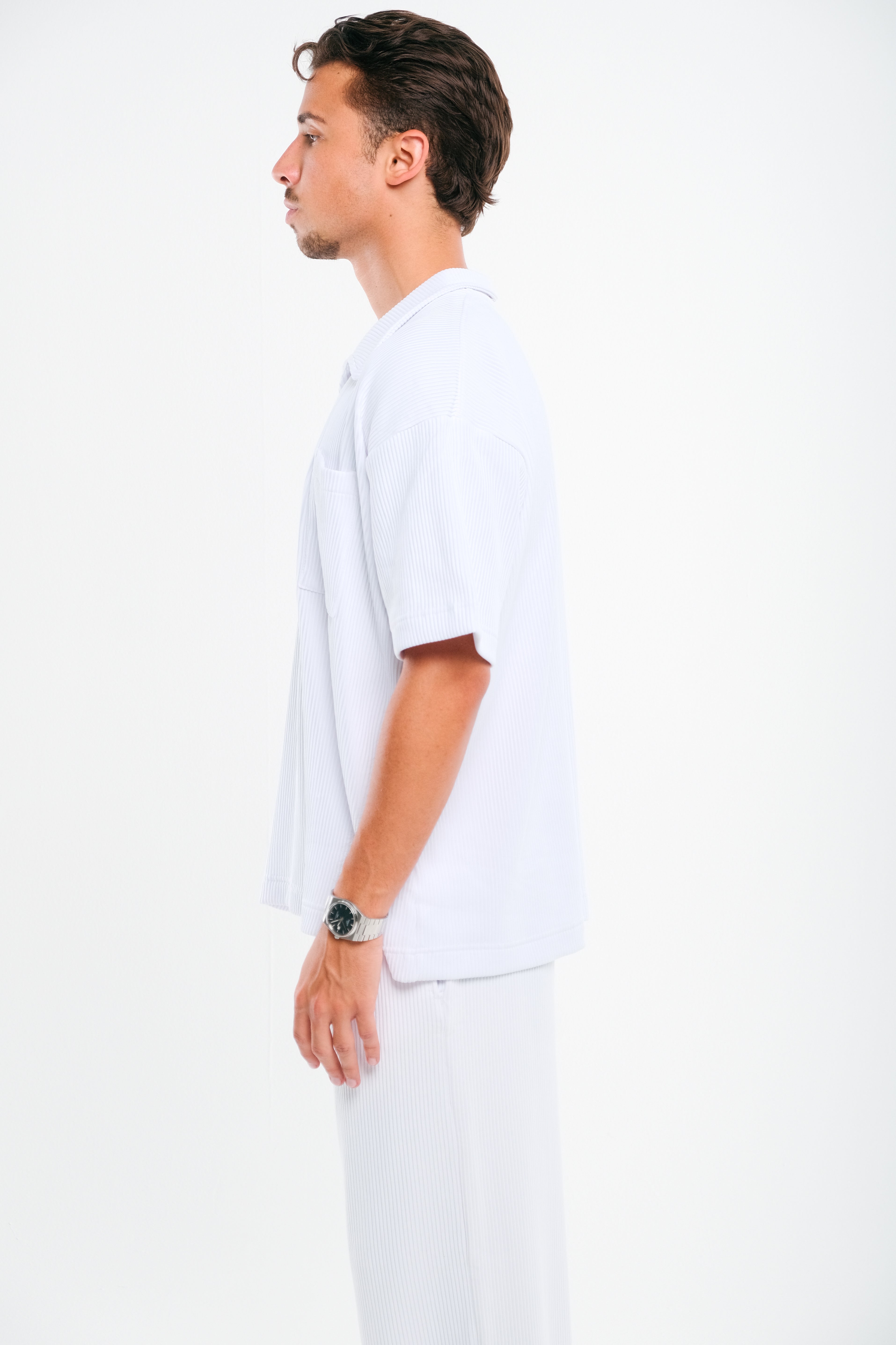 White Drill Tshirt