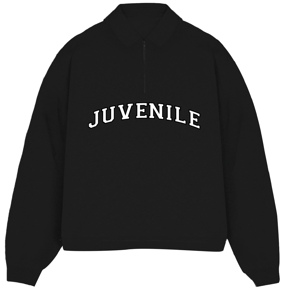 JUVENILE Signature Half Zip in Black