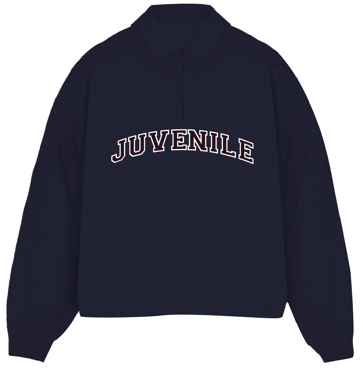 JUVENILE Signature Half Zip in Midnight Blue