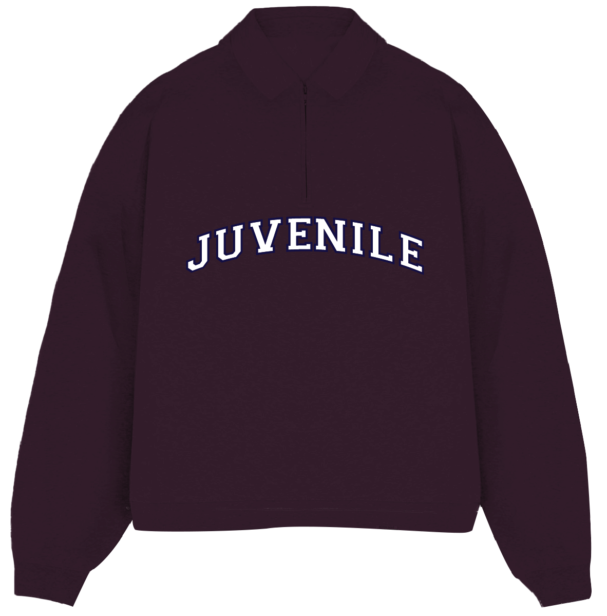 JUVENILE Signature Half Zip in Dark Cherry