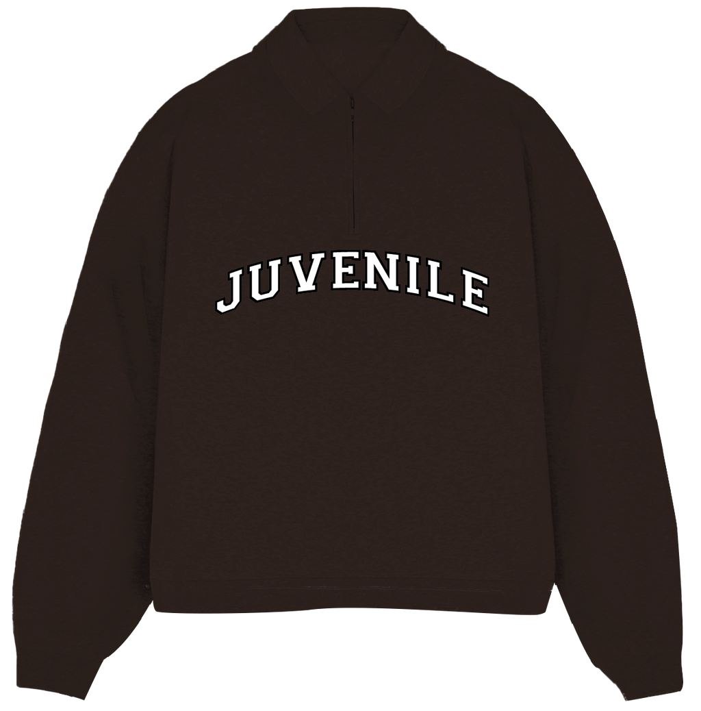 JUVENILE Signature Half Zip in Brown