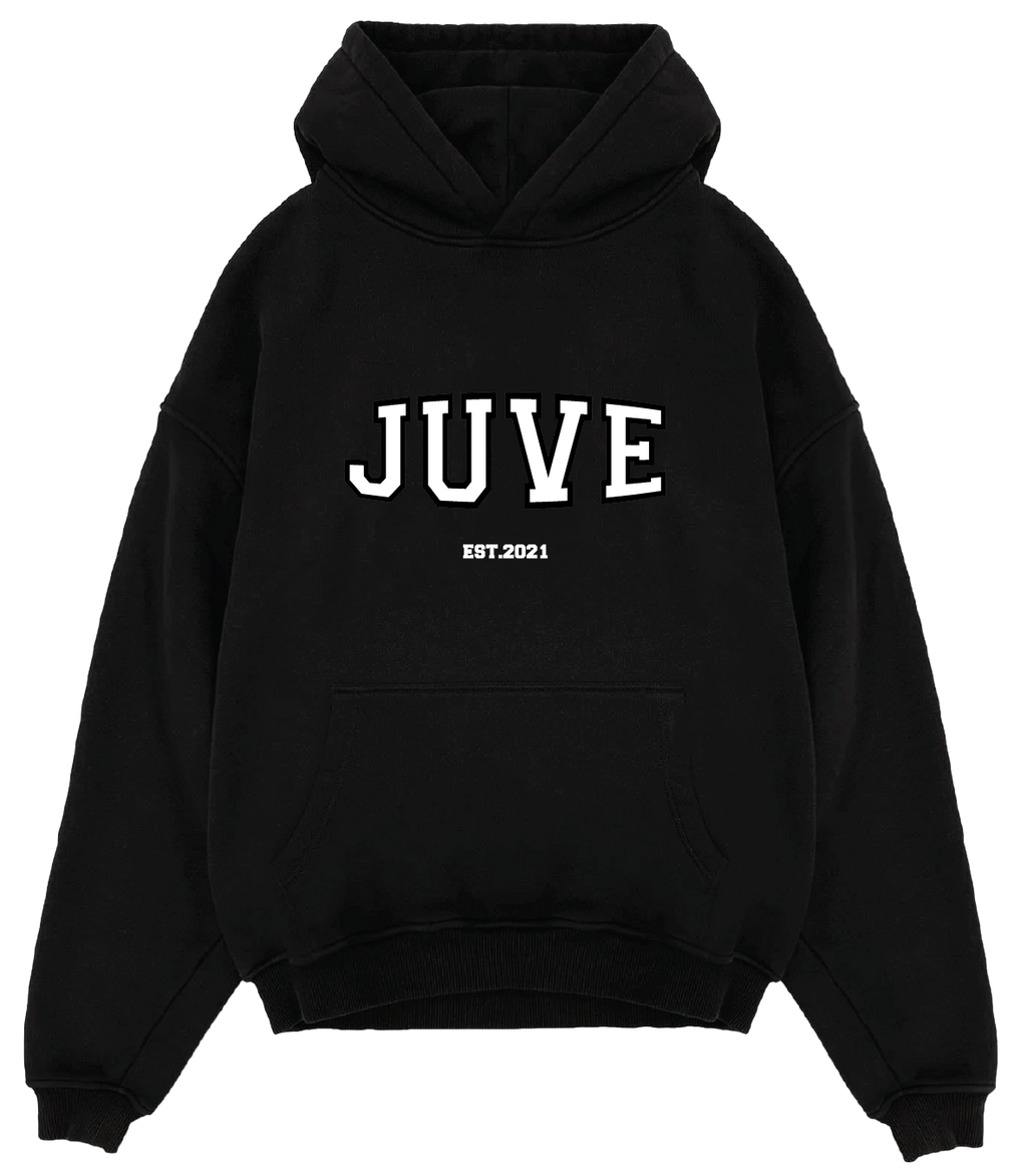 JUVE Signature Hoodie in Black