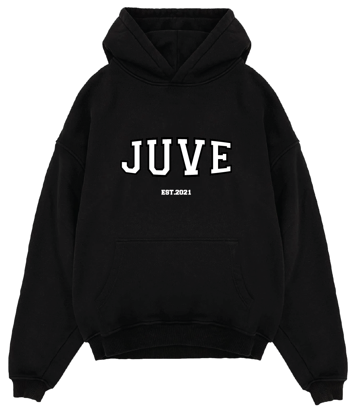 JUVE Signature Hoodie in Black
