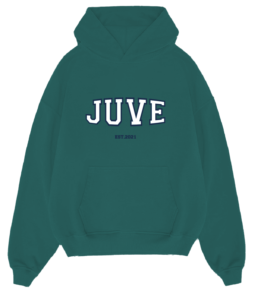 JUVE Signature Hoodie in Teal Green