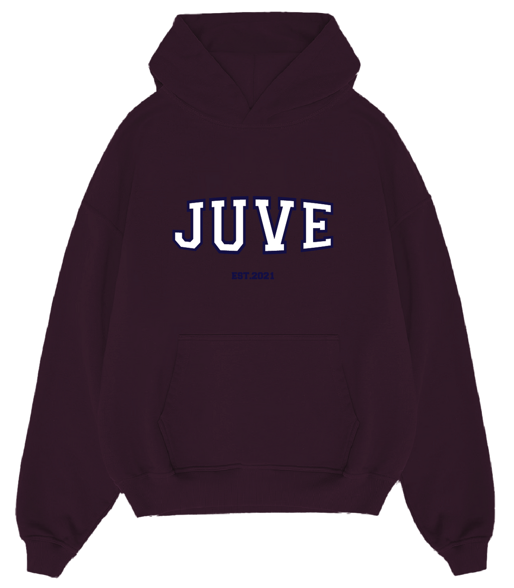 JUVE Signature Hoodie in Dark Cherry