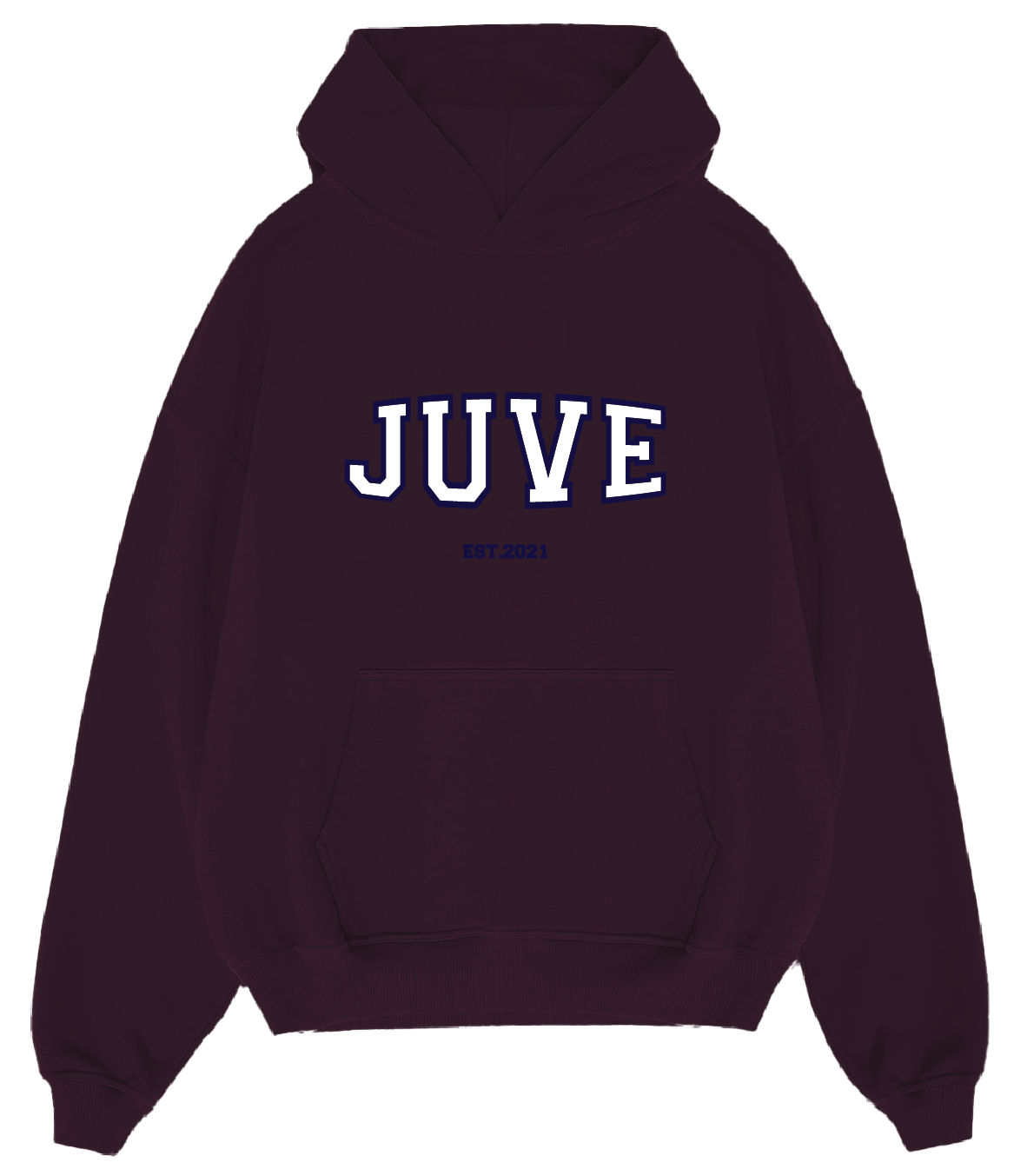 JUVE Signature Hoodie in Dark Cherry