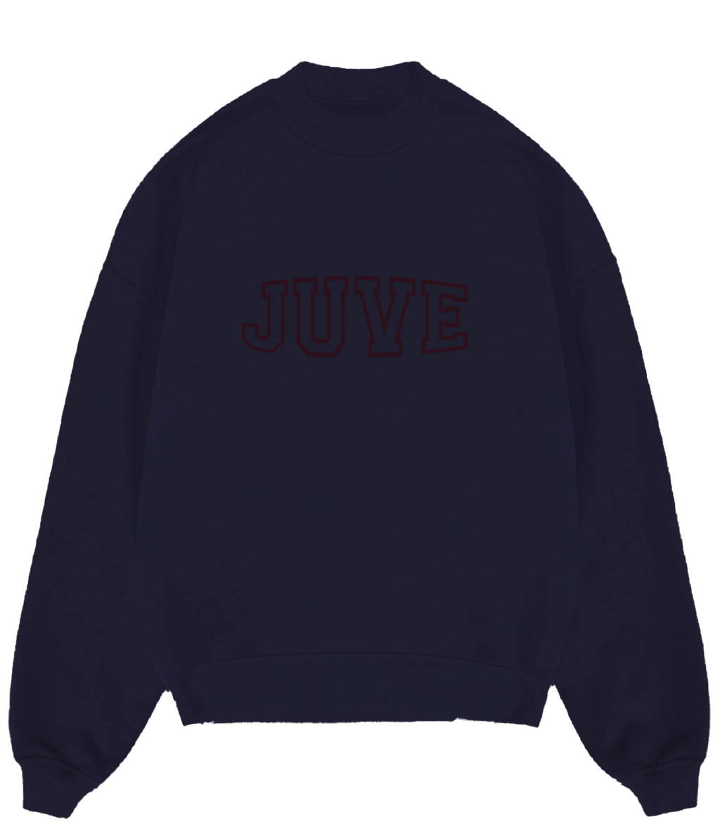 JUVE Signature Crewneck in Midnight Blue