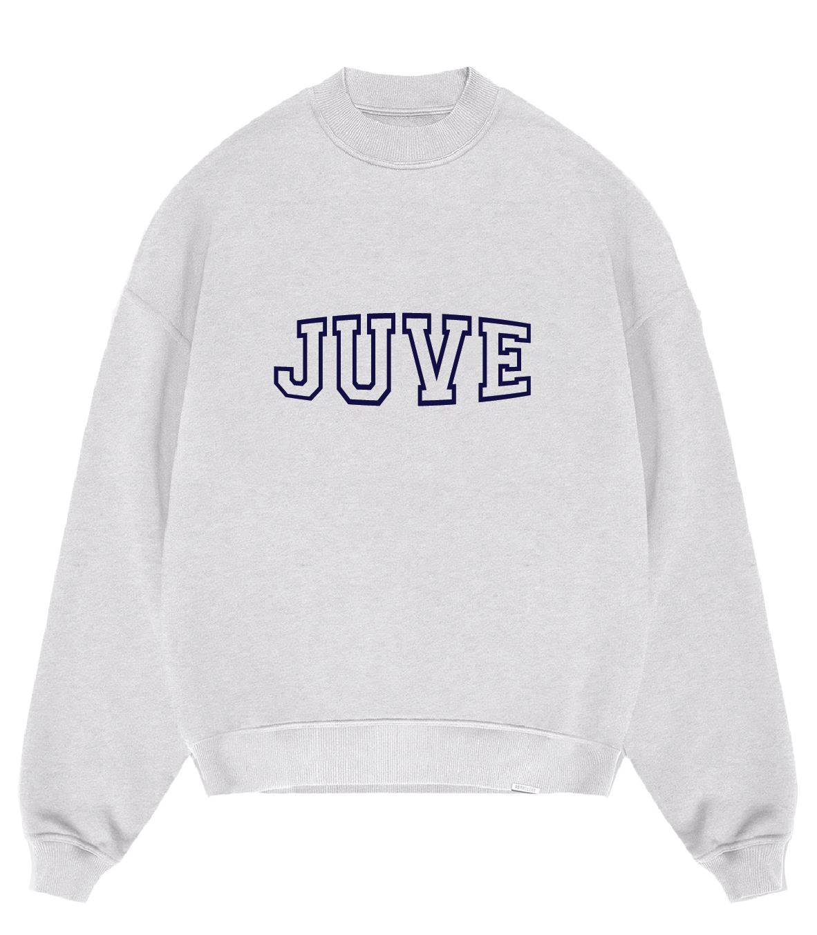 JUVE Signature Crewneck in Light Gray Melange